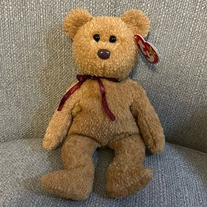 Curly the beanie baby bear